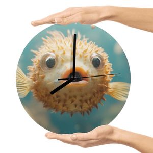 Reloj de pared grande moderno de MDF con imagen personalizada Print Kk, con pantalla de cuarzo para sala de estar, hecho en EE. UU. - Product Image 4