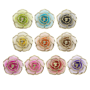 Deepeel-B1-25 de clip personalizado para bolso, percha de mano con gancho de mesa, rosa, flor - Product Image 2