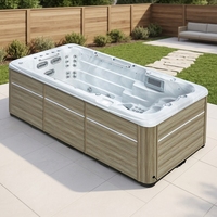 Virlux V8001 Acryl-Swim-Spa mit 5 Jahren Garantie Umweltfreundlich & Einfach zu Installieren für den Außenbereich