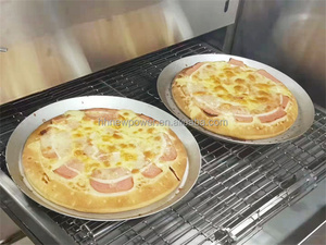 Four à pizza commercial à bande transporteuse de 12 pouces avec isolation réfractaire, nouveau matériel de boulangerie, machine à cuire les pizzas - Product Image 2