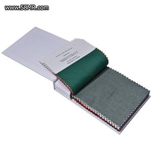 Tela de lino de fábrica, cubierta dura de color, libro de muestra - Product Image 4