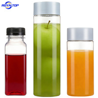 Fabricant de bouteilles en plastique PET jetables avec bouchon à vis et bouchon inviolable, bouteilles d'emballage transparentes pour l'eau, les jus et les boissons