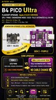 Placa de Desarrollo B4 PICO Ultra DFU de un Clic para iPhone A12-A13, Modo Ingeniería/Purpurina, Reparación de Microcontroladores