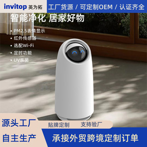 เครื่องฟอกอากาศอัจฉริยะ H13 HEPA พร้อมแผ่นกรองคาร์บอน ควบคุมผ่านแอปพลิเคชัน สำหรับห้องขนาดเล็ก ใช้ภายในอาคาร - Product Image 5