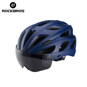ROCKBROS卸売自転車部品マウンテンバイクサイクリングヘルメット偏光ゴーグル付き