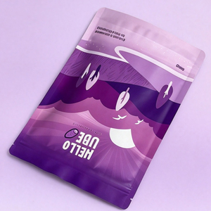 Custom Printed 100g Mylar <b>Zip</b> Lock Bag Stand up Food grade <b>pouch</b> for protein granola powder - Product Image 2