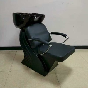 Chaise de lavage de cheveux classique avec bol, mobilier de massage confortable pour salon de coiffure, lit de lavage, salon de coiffure - Product Image 1