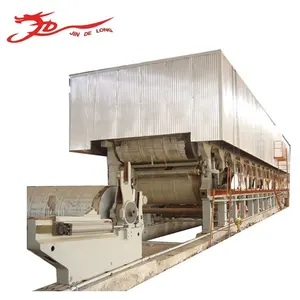 China Jindelong 3200mm high output 80tpd paper recycling kraft paper production line for paper mill plant