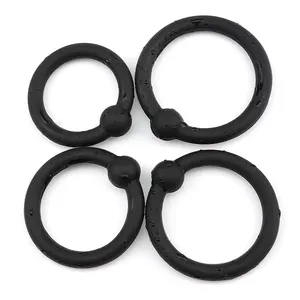 4 Size Silicon Penis Ring Vertraging Ejaculatie Sex Toy Penis Cock Ring Voor Mannen