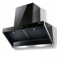 Hotte de cuisine électrique murale en acier inoxydable de 600/900 mm, forme en T, pour usage domestique, du premier fabricant chinois