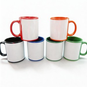 Mug à sublimation blanc 11oz - HARVIT HYMG-B376 - Design contemporain - Blanc avec revêtement de sublimation - Vente en gros usine Shandong - Product Image 1