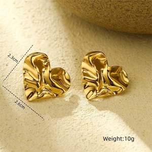 ต่างหูเหล็กไทเทเนียมแบบพับได้สไตล์ฝรั่งเศสย้อนยุคต่างหูสแตนเลสเกรดสูง - Product Image 3