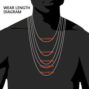 Collier en chaîne en acier inoxydable 316 plaqué <span class=keywords><strong>or</strong></span> 14K 18K PVD pour hommes et femmes, bijoux tendance hip-hop punk en gros - Product Image 6