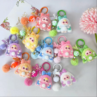 En 2026, el nuevo y adorable llavero de muñeca de dibujos animados para niña, ideal como regalo para novia, para colgar en mochilas escolares de tres años.