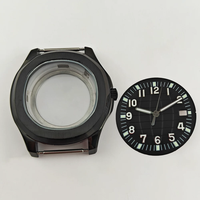 Boîtier de montre étanche en acier inoxydable 42 mm, accessoires de modification, coque de montre mécanique automatique compatible avec le mouvement NH35/NH36