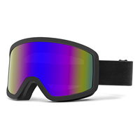 Masque de ski de designer anti-buée avec logo personnalisé, masque de snowboard, lunettes de sport d'hiver à double lentille pour l'extérieur