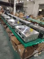 Plancha Eléctrica Comercial de Acero Inoxidable con Certificación CE, Parrilla Teppanyaki para Freír Carne y Huevos, Compatible con OEM