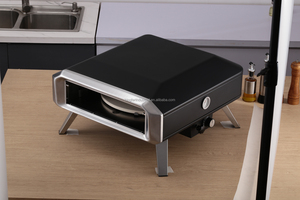 Pizza King Aprobación CE Soporte <span class=keywords><strong>de</strong></span> mesa Rotación automática Gas GLP <span class=keywords><strong>Horno</strong></span> <span class=keywords><strong>de</strong></span> pizza 16 pulgadas - Product Image 3