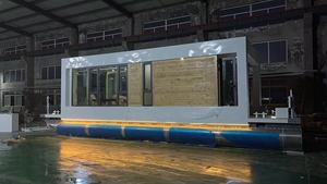 Barge flottante en aluminium <span class=keywords><strong>pour</strong></span> <span class=keywords><strong>bateau</strong></span> ponton de 38 pieds - Product Image 3