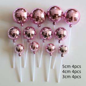 12 piezas/paquete <span class=keywords><strong>de</strong></span> Adornos <span class=keywords><strong>de</strong></span> Pastel <span class=keywords><strong>de</strong></span> Bola <span class=keywords><strong>de</strong></span> Discoteca <span class=keywords><strong>de</strong></span> Plástico, Decoraciones <span class=keywords><strong>de</strong></span> Pastel <span class=keywords><strong>de</strong></span> Feliz <span class=keywords><strong>Cumpleaños</strong></span> <span class=keywords><strong>para</strong></span> Fiesta Temática <span class=keywords><strong>de</strong></span> Discoteca - Product Image 4