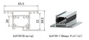 Perfil alumínio extrusões alumínio com ruptura térmica para <span class=keywords><strong>AHU</strong></span> ar manipulação unidade carcaça quadro - Product Image 4
