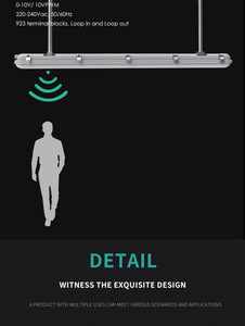 Lumière linéaire Tri-Proof 40W LED-Basse Tension Micro-ondes Activé par Mouvement LED Batten Conception Réutilisable Sans Outil Certifié CE/CB/SAA - Product Image 4