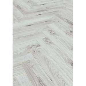 Suelo Laminado de Roble Blanco de 8 mm, Bordeaux, 1.238 m², Alto Brillo, Diseño Liso para Sala de Estar Moderna con Tratamiento de Superficie Mate - Product Image 1