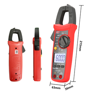 UNI-T 204 Digital Clamp Meter 600A AC DC Stroms pannung Echte RMS-Zange Ampere meter Widerstand Kapazitäts temperatur NCV-Tester - Product Image 4
