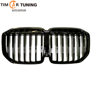 Grille avant TIM de remplacement pour <span class=keywords><strong>BMW</strong></span> X7 (G07) LCI <span class=keywords><strong>2023</strong></span>+ Noir brillant et tricolore X7 G07 LCI Double/Simple Grille - Product Image 3
