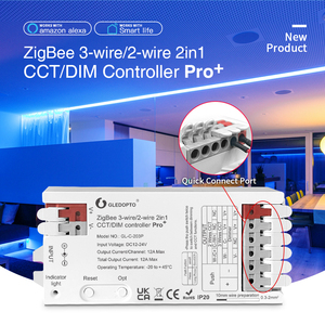Nieuwste Draadloze 12a 3-Wire/2-Wire Cct 2in1 Dimmen Zigbee Pro Afstandsbediening Led Controller Rf 2.4G/Zigbee 30M Bereik Voor Cct Led - Product Image 6