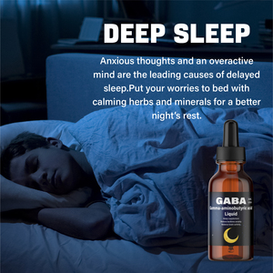 Tonbios Sleeps Drops GABA ácido gama-aminobutírico melatonina chá líquido do sono para adultos com suplemento de sono L-teanina - Product Image 5