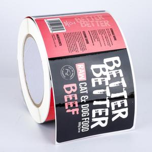 Étiquettes personnalisées écologiques réutilisables et imperméables pour aliments pour animaux de compagnie, autocollants imprimés adhésifs pour emballages de friandises pour chiens et chats, pour sacs et pochettes - Product Image 5