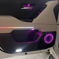 Kit d'éclairage d'ambiance 24 LED couleur fantôme pour intérieur avec anneau de klaxon, contrôle intelligent 12V 6-12W pour Land Cruiser LC300 2022-2025