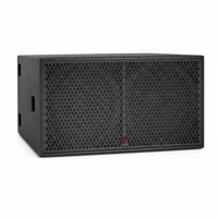 Système de Subwoofer Professionnel Haut de Gamme Double 18 Pouces 1600W 4 Ohms Passif pour Système Sonore de Stade et de Scène