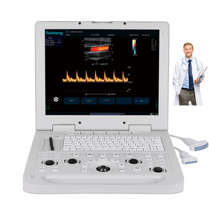 <span class=keywords><strong>Machine</strong></span> de poste de travail de scanner à ultrasons d'équipement de diagnostic vétérinaire de type chariot haut de gamme avec échographie Doppler couleur - Product Image 1