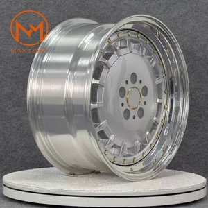 Vente directe d'usine en stock, jantes forgées de style Gullideckel 17x8 ET13 pour Mercedes-Benz W124 W201 W126 W140 R107 R129, jantes en alliage - Product Image 2