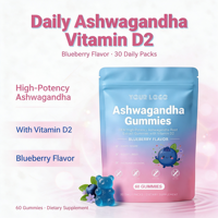 Gummies de soutien à la libido sous marque privée OEM – Énergie et vitalité à base de plantes, stimulant quotidien de l'humeur avec Ashwagandha