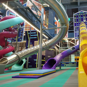 Parc d'attractions Cheer Amusement <span class=keywords><strong>de</strong></span> 6000 m², aire <span class=keywords><strong>de</strong></span> jeux intérieure pour enfants sur mesure avec grands toboggans, piscine à balles, parc <span class=keywords><strong>de</strong></span> trampolines - Product Image 5