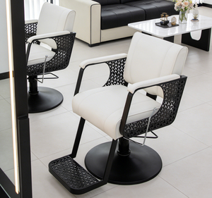 Sillas reclinables de alta gama para barberías Sillas especiales para peluquerías Sillas de peluquería con asiento ajustable para peinado y coloración - Product Image 3