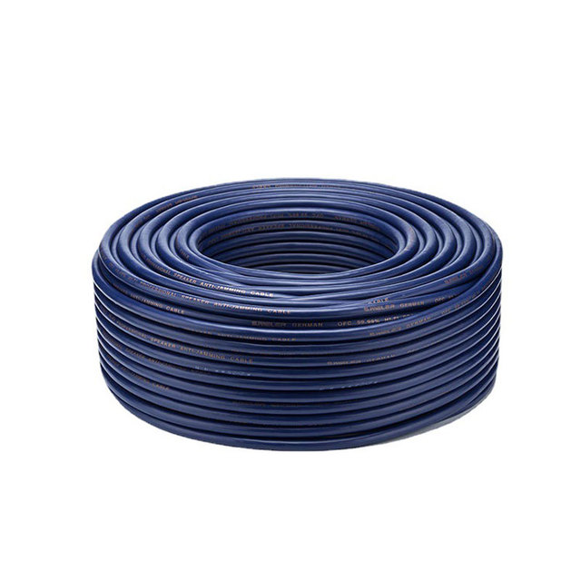 Good Quality 2x4.0mm Professional Audio 2 Core 100M Speaker Power Wire S6 HIFI Stage Speaker Cable BC Copper Al Foil Shielded