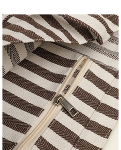 Summer Girl Striped Vintage <strong>Tote</strong> Bag Light Weight Open Lightweight Foldable <strong>Canvas</strong> <strong>Tote</strong> Portable Shopping Bags Summer <strong>Totes</strong> - Product Image 6