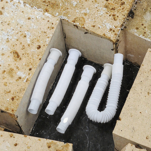 Manguera de Drenaje Flexible de PVC Duradera HG de 2-3 mm de Espesor, Compatible con Salidas de 1'', 1-1/8'' o 1-1/4'', 1-2 m/Largo Personalizado para Baño - Product Image 3