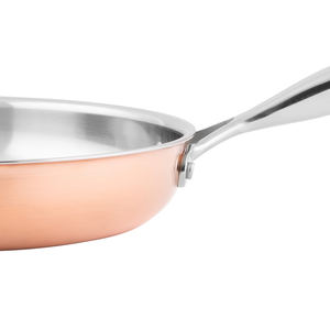 Sartén <span class=keywords><strong>Wok</strong></span> <span class=keywords><strong>de</strong></span> <span class=keywords><strong>cobre</strong></span> <span class=keywords><strong>de</strong></span> 3 capas, herramienta <span class=keywords><strong>de</strong></span> cocina duradera, 9 pulgadas, precio <span class=keywords><strong>de</strong></span> fábrica, ODM - Product Image 2