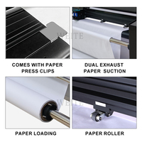 Nuevo Plotter de Inyección de Tinta Económico de Alta Velocidad con 165 Puertos LAN, Motor y Construcción de Acero, Compatible con Cualquier Software CAD