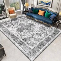 Large 3D Printed Beige Floor Carpet Rugs Living Room Large Carpets and Rugs