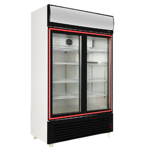 LSC-880Y Vertical Large Capacity 2 Glass Door Display Cooler Beverage Refrigerators <b>Fridge</b> - Product Image 2