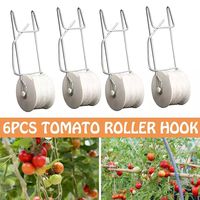 Nouveau design moderne : Crochet de treillis blanc avec ficelle PP de 15 m pour serres de jardin, croissance des plantes et suspension des tomates