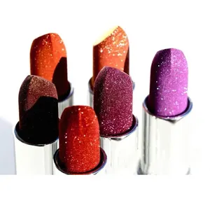 Hot Selling Makeup Roze Rode Waterdichte Glitter Matte Lipstick Met Private Label