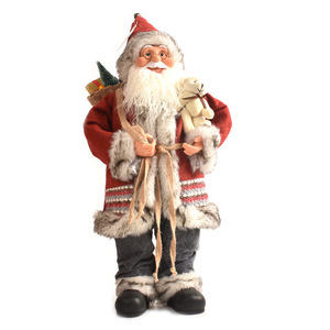Bambola di alta qualità di <span class=keywords><strong>Babbo</strong></span> Natale Deluxe di 45cm in piedi vecchio uomo decorazione per finestre di natale sala regalo che mostra <span class=keywords><strong>Babbo</strong></span> Natale - Product Image 5