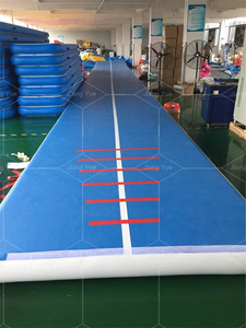 Equipo de gimnasia fábrica pista de aire inflable piso para gimnasio Tumbling con bomba gratuita para uso doméstico, animadoras, agua - Product Image 3